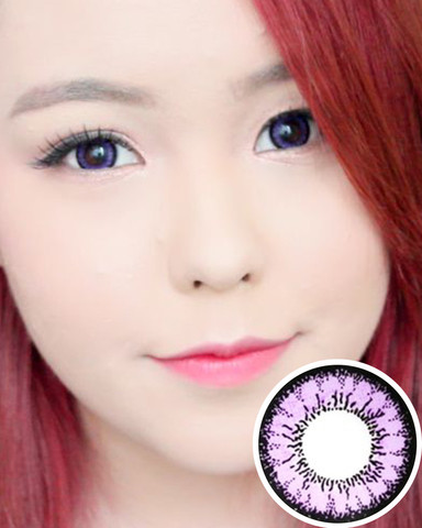 Geo Angel Purple 2 Tone Circle Lens CM831 - CircleLensesUSA.com