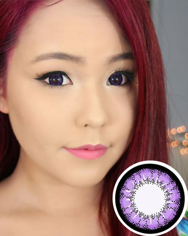 Geo Super Angel Purple Circle Lens XCM211 - CircleLensesUSA.com
 - 1