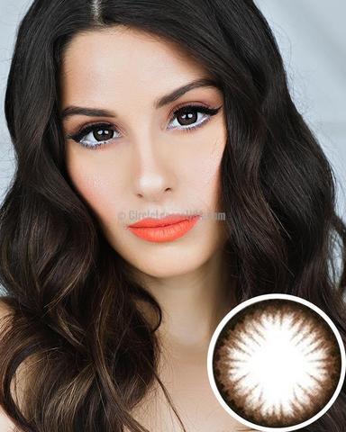 GEO Princess Mimi Almond Brown XMM204 - CircleLensesUSA.com