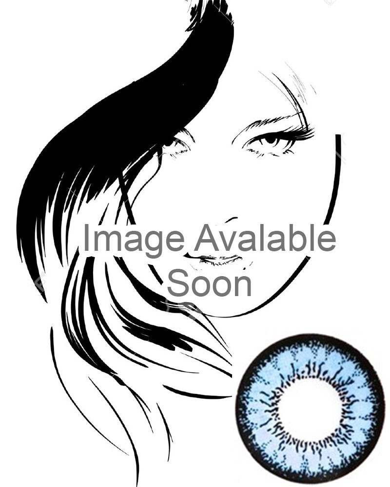 Geo Angel Blue 2 Tone Circle Lens CM832 - CircleLensesUSA.com