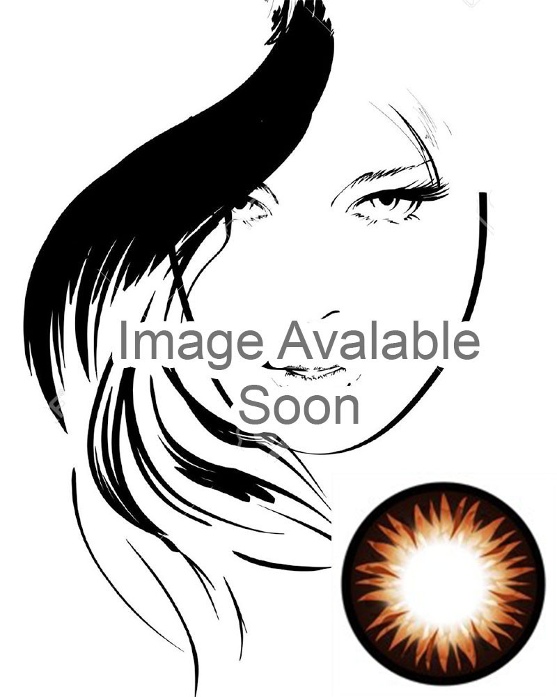 Geo Xtra Bella Brown 2 Tone Circle Lens WBS204