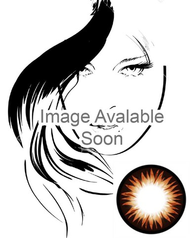 Geo Xtra Bella Brown 2 Tone Circle Lens WBS204