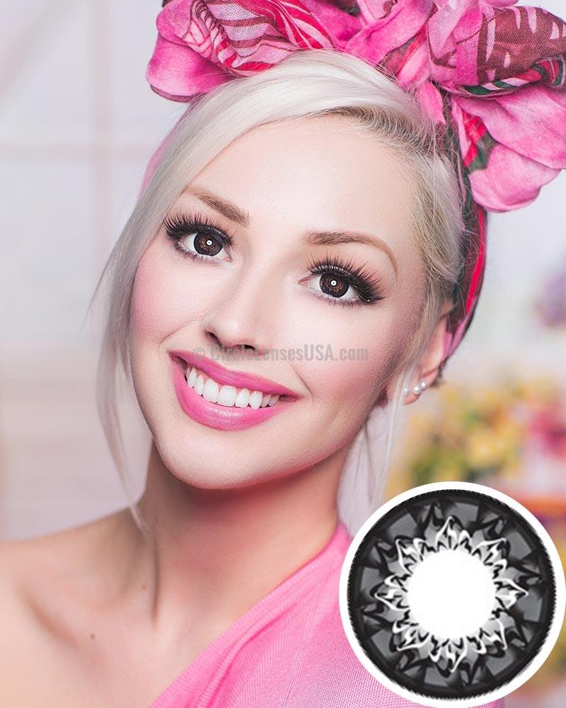 GEO Mimi Cafe Cappuccino Grey WMM500 - CircleLensesUSA.com