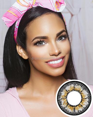 GEO Mimi Cafe Waffle Grey WMM505 - CircleLensesUSA.com