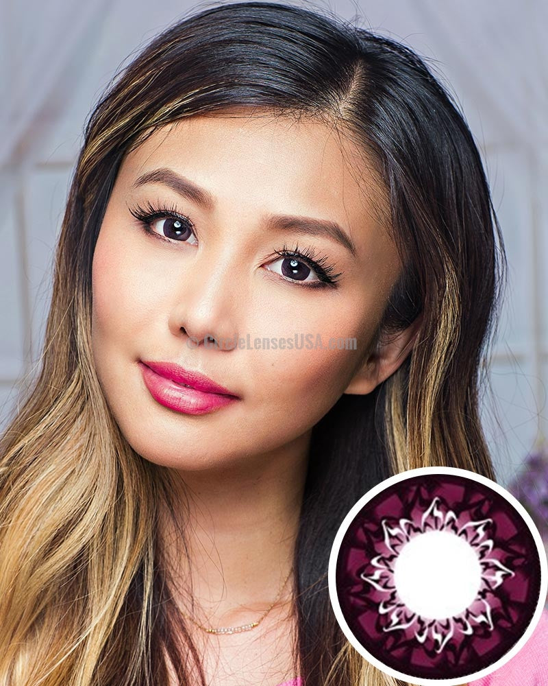 GEO Mimi Cafe Cappuccino Red WMM700 - CircleLensesUSA.com