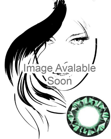 Geo Xtra Diamond Green 2 Tone Circle Lens WTB33 - CircleLensesUSA.com