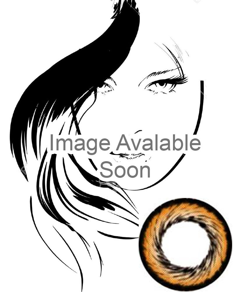 Geo Xtra Brown 2 Tone Circle Lens WTB84